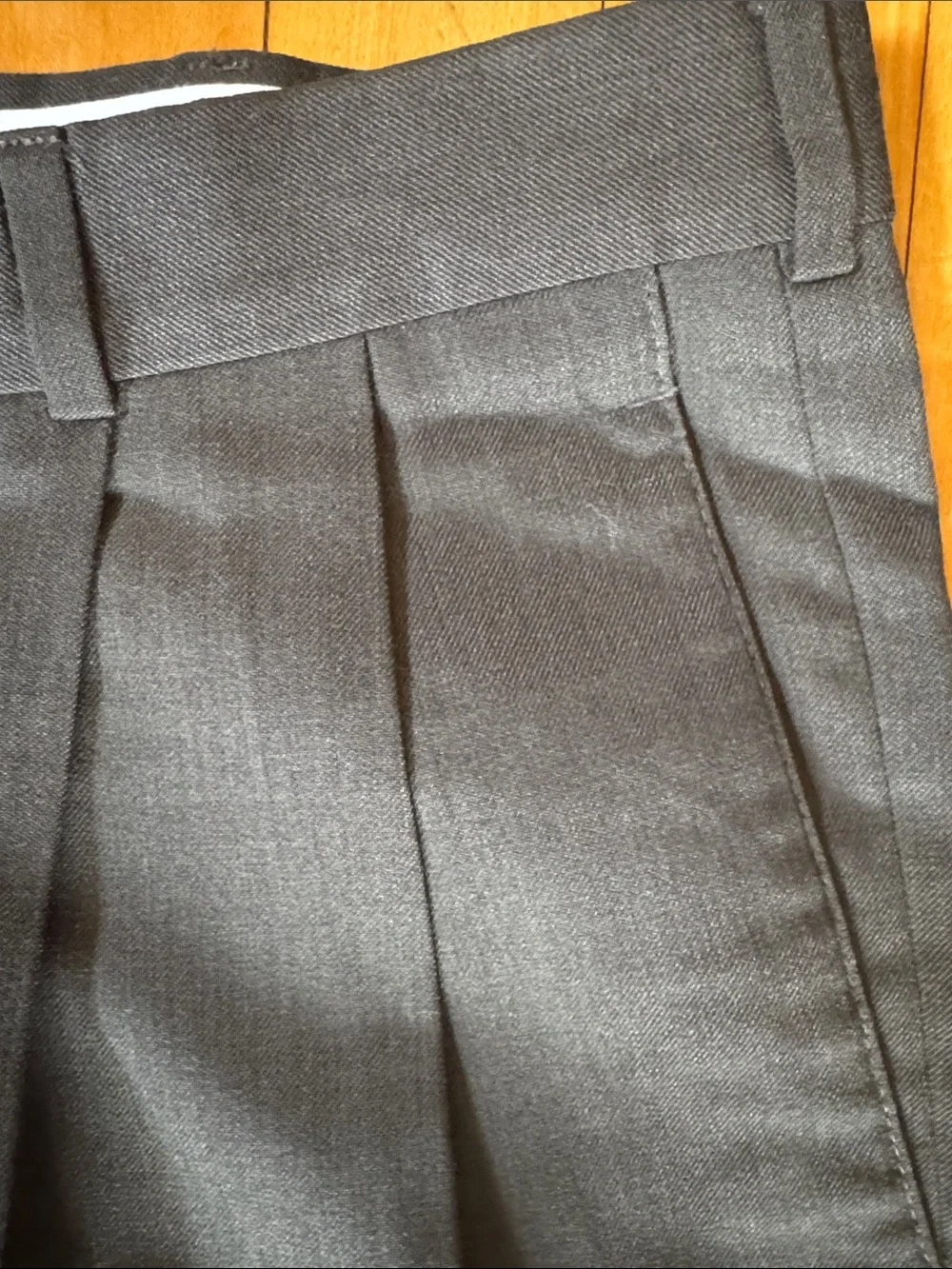 Slates Men's taupe Pleated Dress Pants men’s 36x30